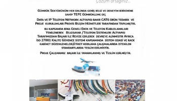Teslim Edilen Projelerimiz / TEPE GÜMRÜK LTD.ŞTİ.