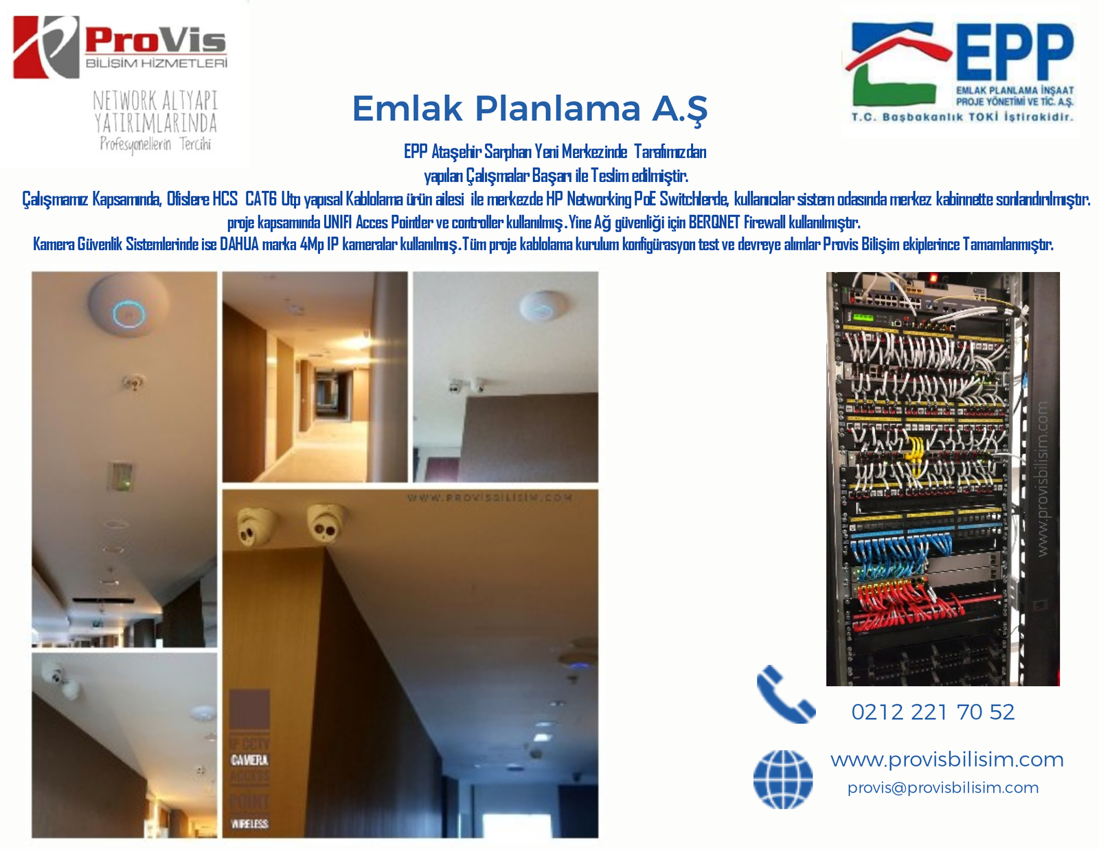 Teslim Edilen Projelerimiz / EPP EMLAK PLANLAMA A.Ş