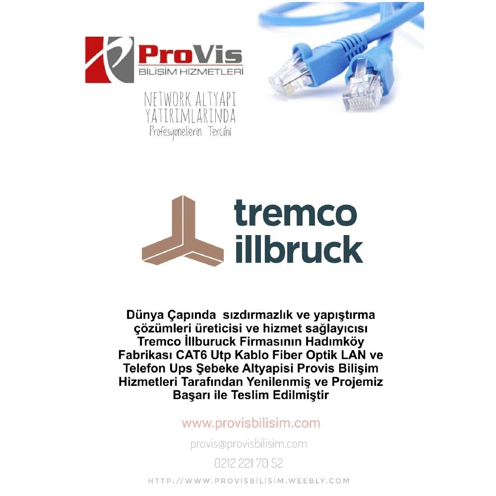 Teslim Edilen Projelerimiz / TREMCO ILLBRUCK A.Ş